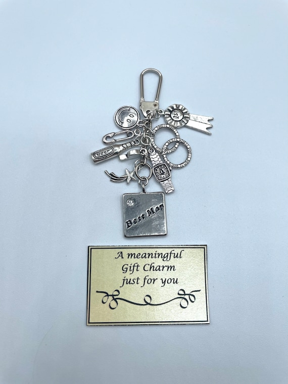Best Man Meaningful Keepsake keyring Charm Gift Boxed or Bag Rhymes Beer Rings Medal Fun Novelty Quirky Wedding Or Stag Night Smiles Watch