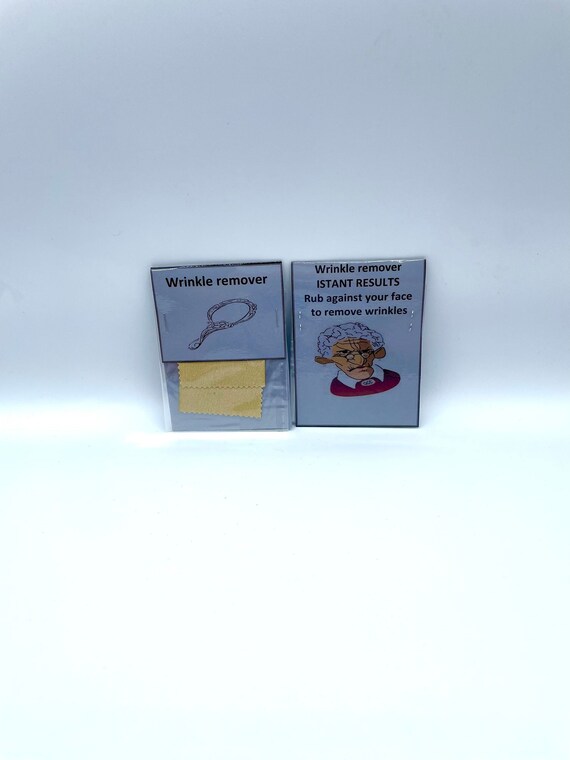 WRINKLE REMOVER Sand Paper Instant Results No Cream Needed Fun Quirky Unique Novelty Gift Card Look Good Secret Santa Birthday Funny Laugh