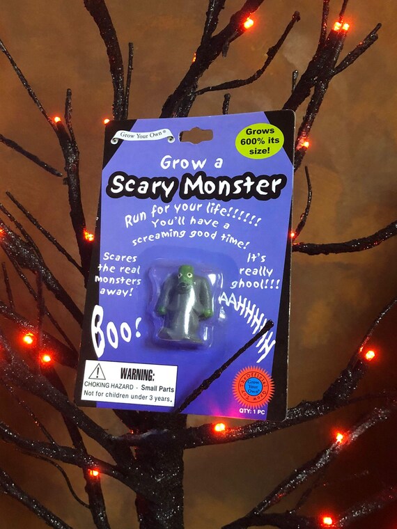 Grow A Scary Monster FRANKENSTEIN Fun Novelty Quirky Gift Halloween Spooky Trick Or Treat Party Favour Scream Grows 600% Bigger In Water