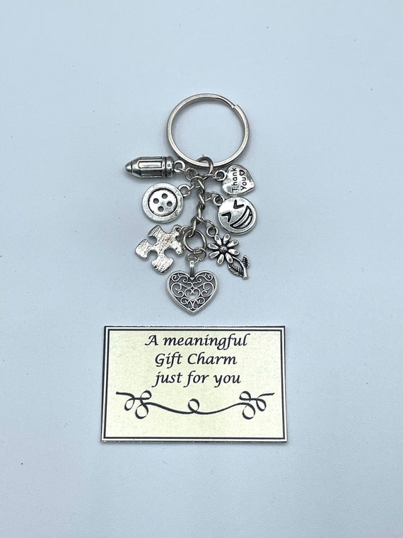 Meaningful Keepsake For Sister Birthday Christmas Any Occasion Gift Boxed Flower Crayon Jigsaw Heart Button thank you charm