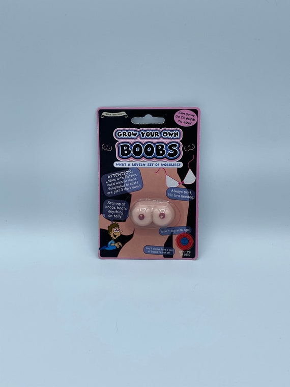 Grow your own BOOBS bigger bobs in 3 days fun novelty quirky gift, birthday hen party valentine secret santa grows up to 600% huge melons