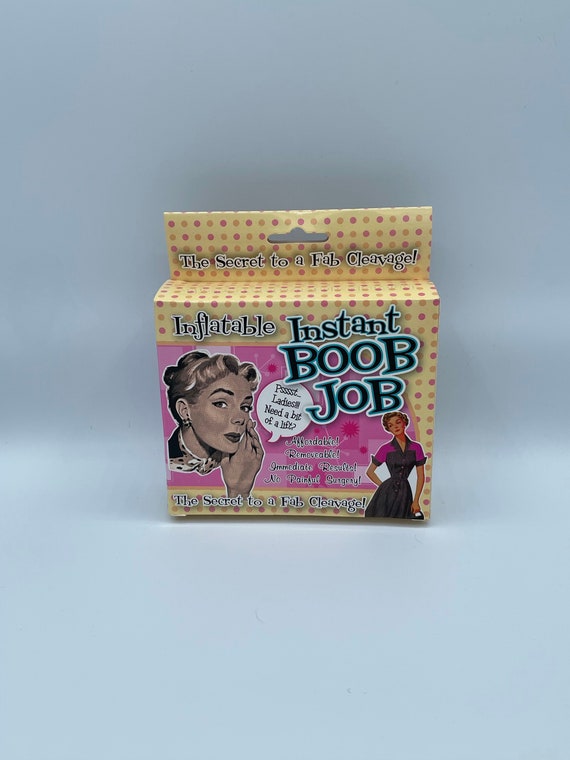 Inflatable instant boob job the secret to a fab cleavage novelty fun gift hen party secret santa stocking filler birthday Make them big boob