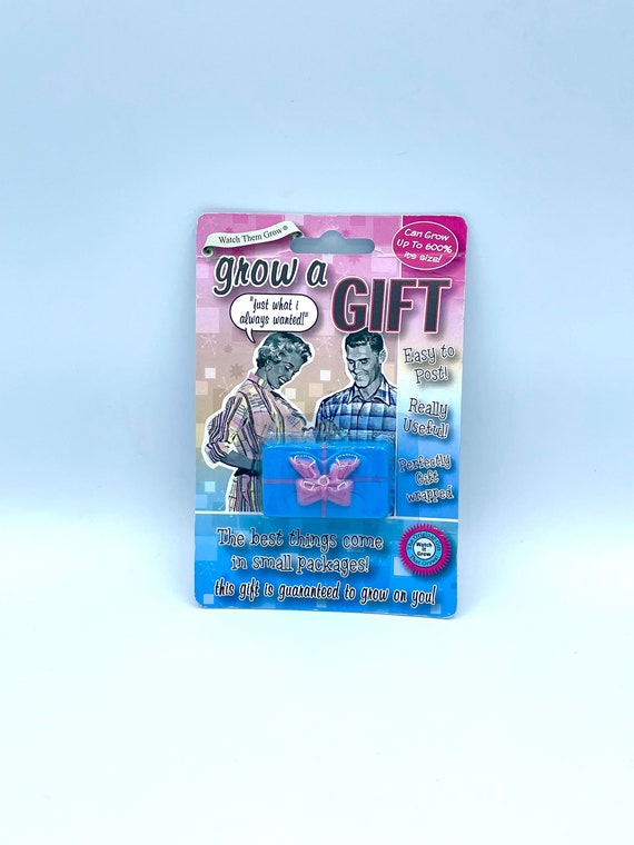 Grow A GIFT Fun Quirky Novelty Keepsake Gift For Someone Who Has Everything Grows In Water 600% Bigger Perfectly Wrapped Birthday Anyone