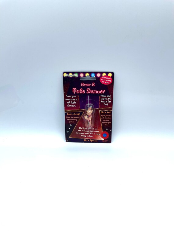 Grow a POLE DANCER fun quirky gift grows in water I have many other grow items available in my shop thanks for looking stag party birthday