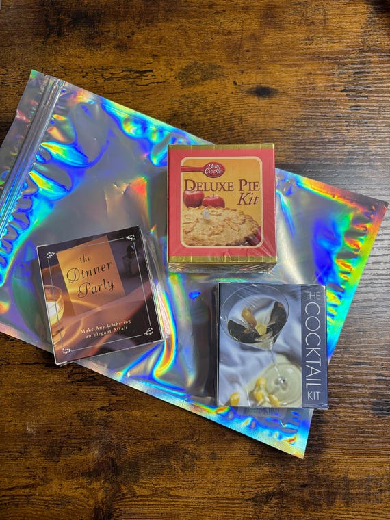 3 Novelty Dinner Party Cocktail And Deluxe Pie Kits Boxed Fun Birthday Secret Santa Novelty Items And Booklets Great Unique Gifts