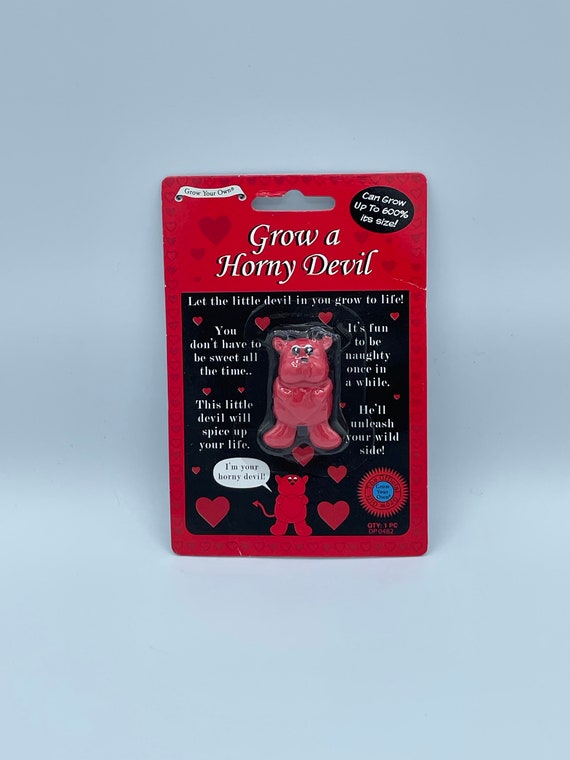 VALENTINE Grow your own HORNY DEVIL fun quirky novelty gift secret santa stocking filler christmas birthday spice up your life for anyone
