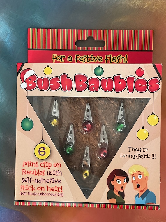 Bush baubles for anyone christmas fun quirky novelty keepsake gift decoration secret santa stocking filler