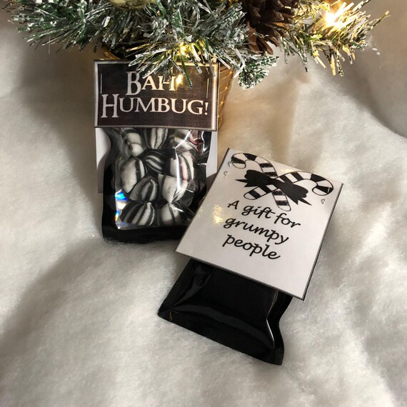 Bah Humbug Sweets Love Hate Christmas Or For Grumpy People Stocking Filler Set Fun Quirky Gift Candy Treats Family