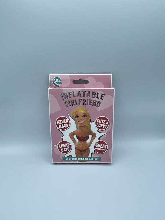 INFLATABLE GIRLFRIEND Gift 50cm Tall Stag Party Birthday Valentine The Full Package No Arguments Fun Novelty Quirky Gift The Perfect Partner