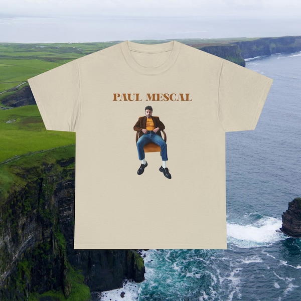 Paul Mescal Fan Tee Shirt, Homage Tee, Normal People Shirt