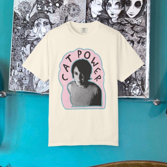 【新品未使用】 WCJAPAN CAT POWER SS TEE Cat Power Fan Tee | Chan Marshall | Indie Folk Shirt | Comfort