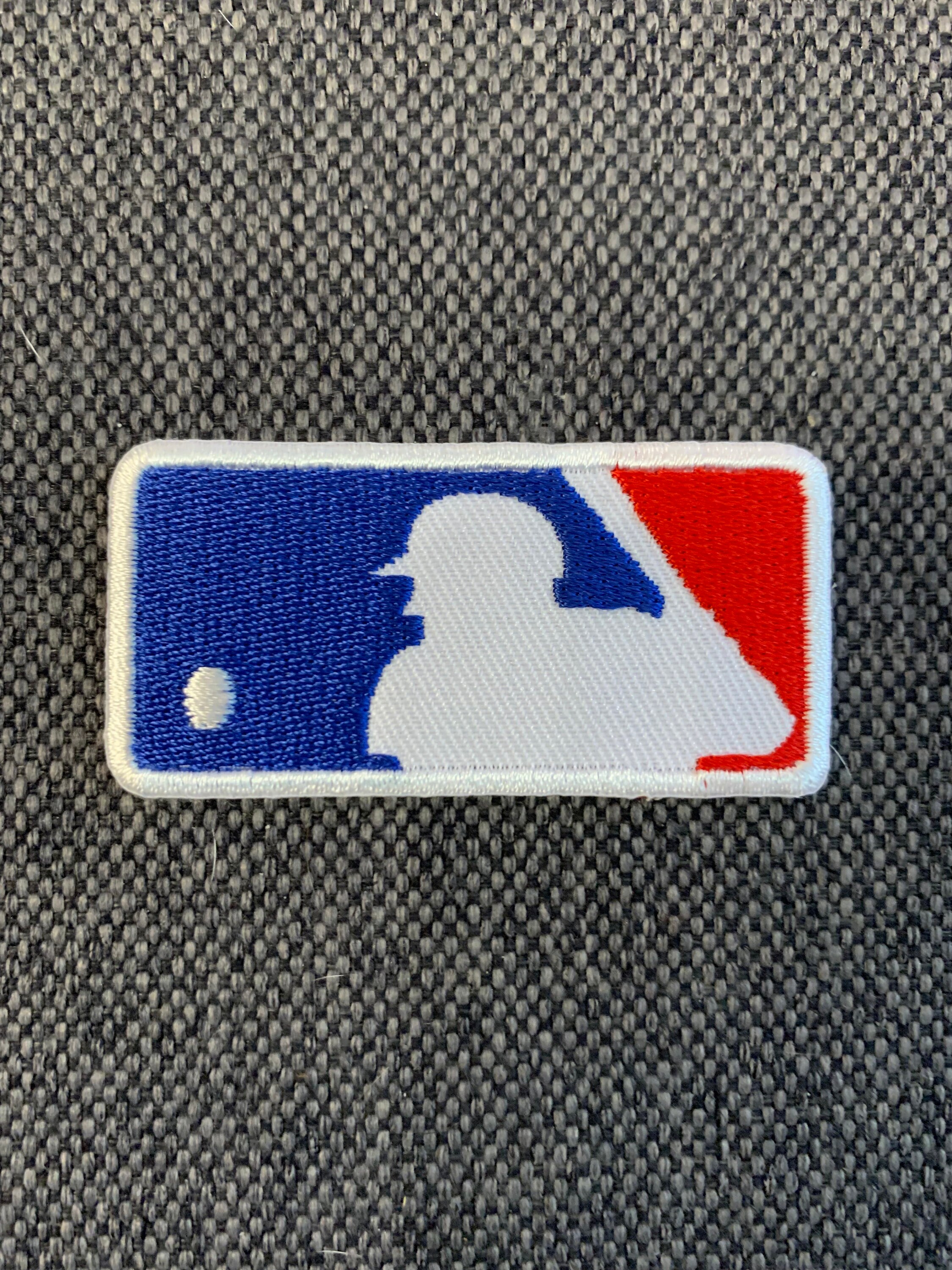 MLB Logo Iron on Patch smallroyal Blue Etsy