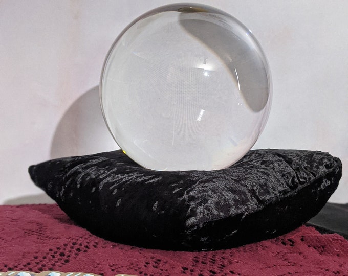 Very Large Divination Sphere 6 Scrying Orb 150mm Reconstituted Clear