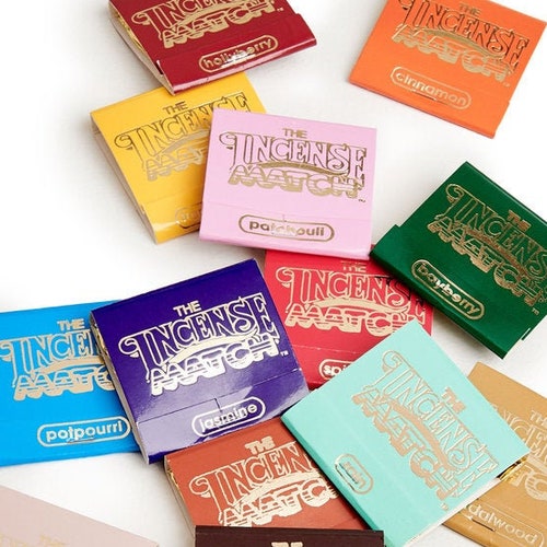 Incense Matches Assorted Scents One Book of 30 Matches the Etsy