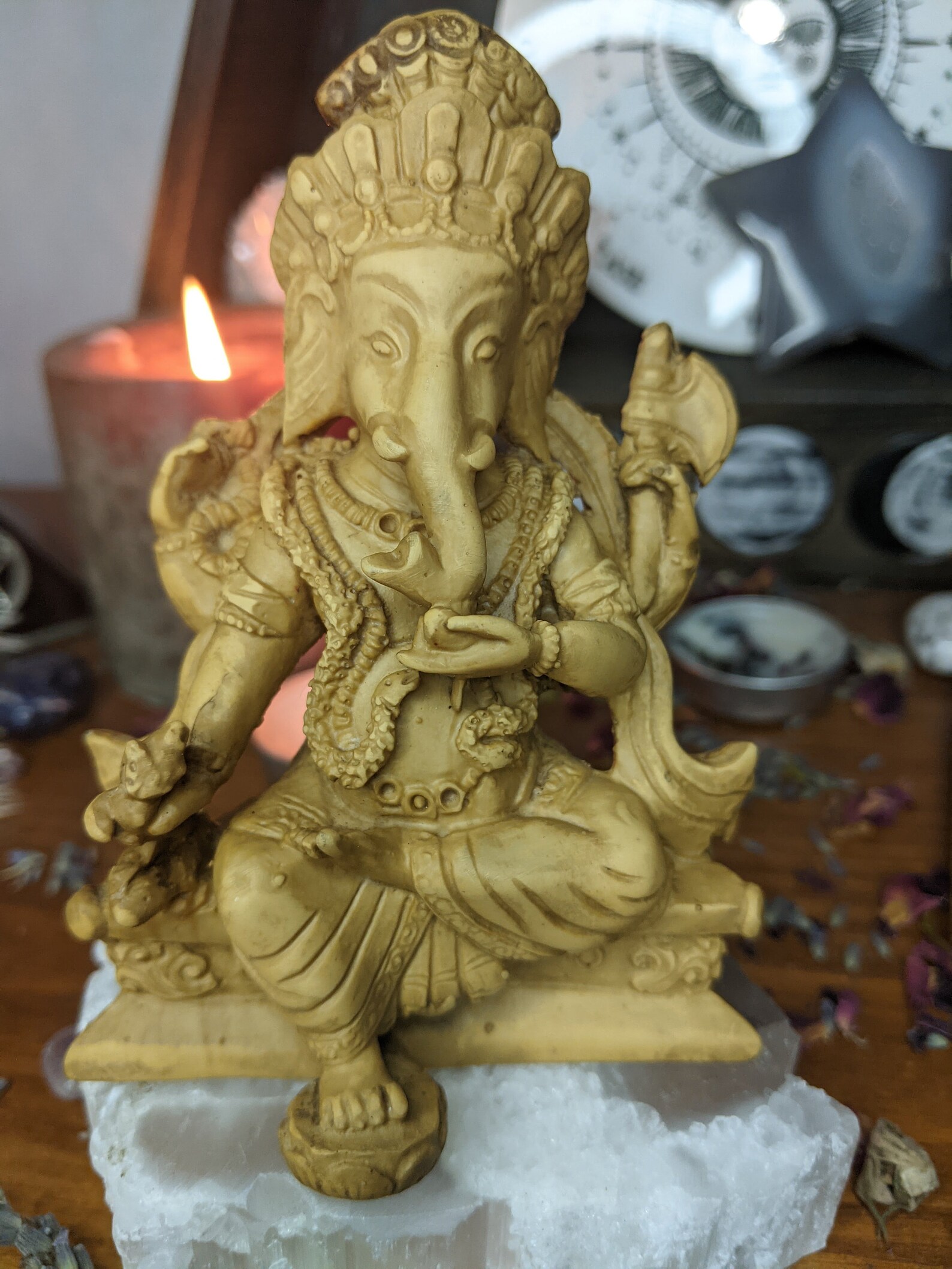 Lord Ganesh Statue From Nepal Hindu God Ganesha Resin Etsy