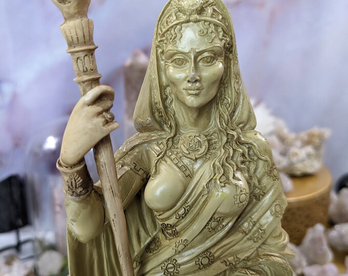 Goddess Hecate Statue Hekate Figurine Roman Greek Mythology Figure Altar Deity Wiccan Sacred