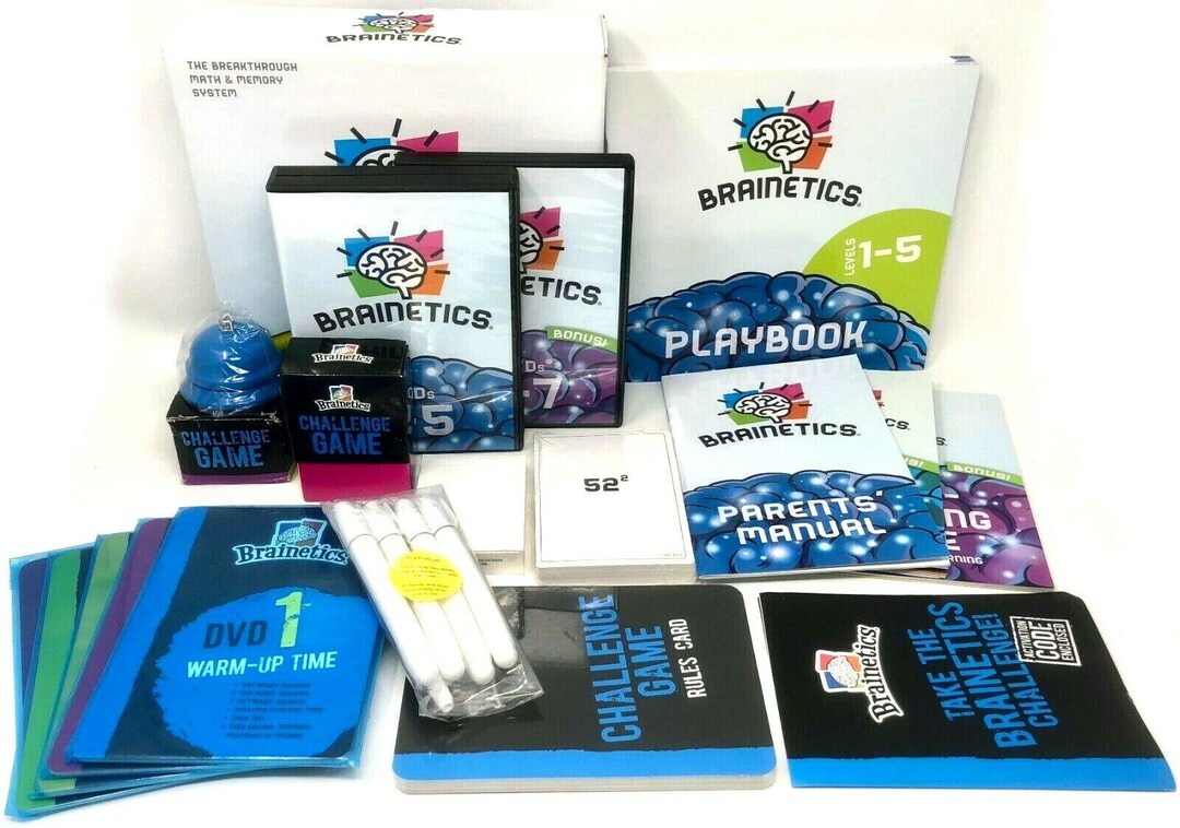 Brainetics Enhanced Set Math and Memory System Challenge Game Complete ...