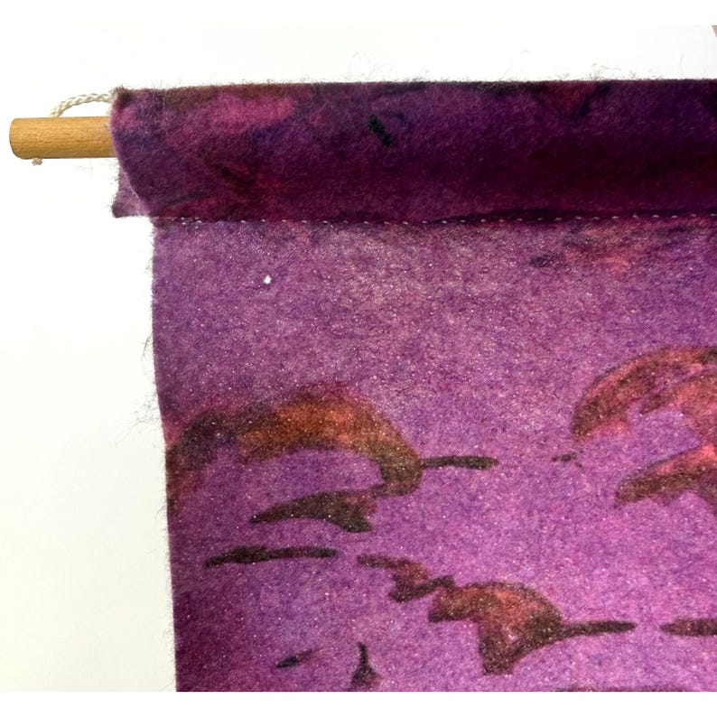 vintage 1986 Spider-Man tissu feutre bannière riche boucle art costume noir image 6