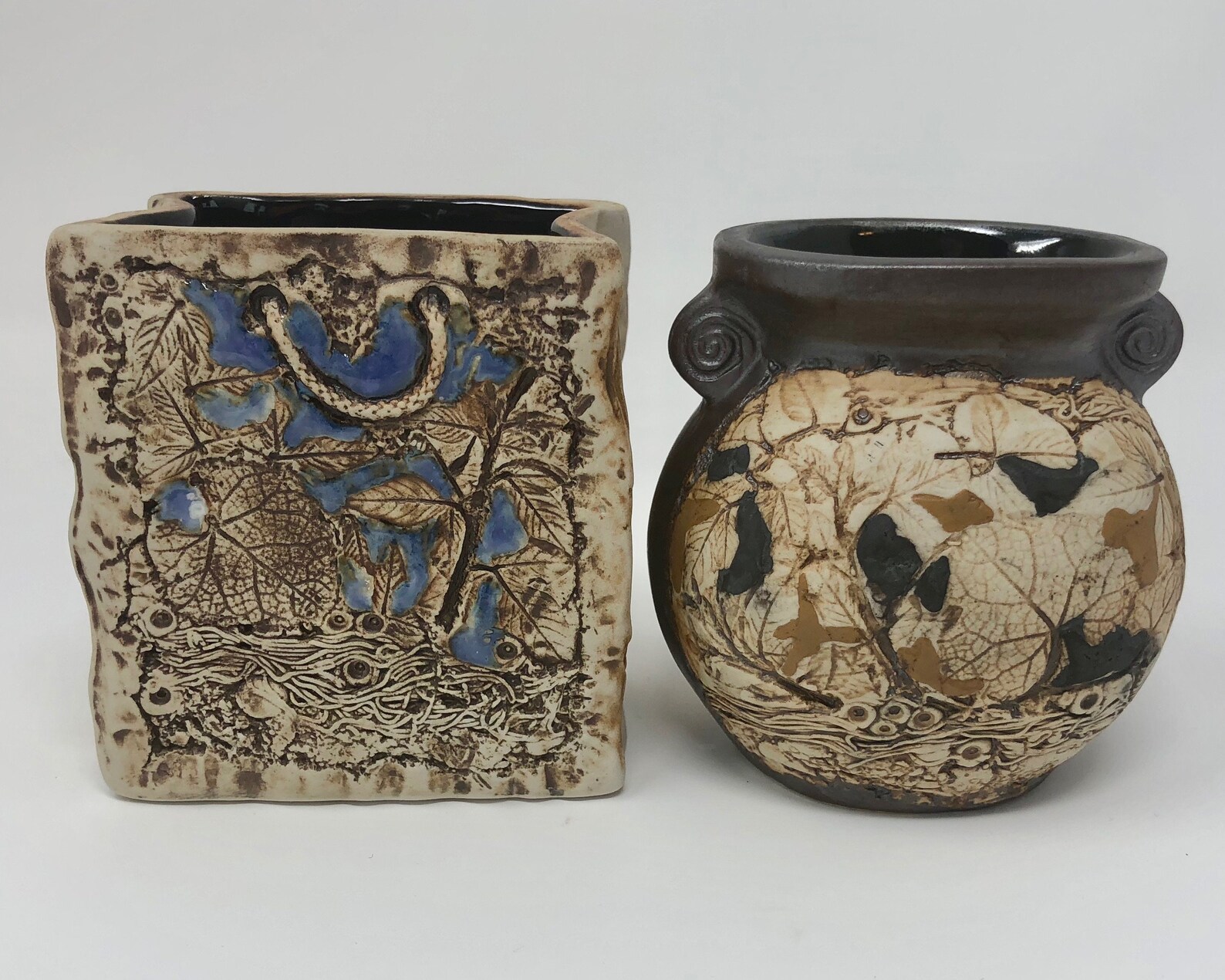 RESERVED Vintage Tenmoku Pottery Vase Malaysia Handicraft Etsy