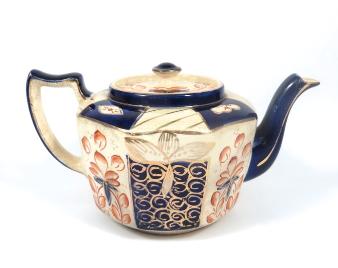 Vintage Gaudy Welsh Heatmaster Teapot Made in England Etsy