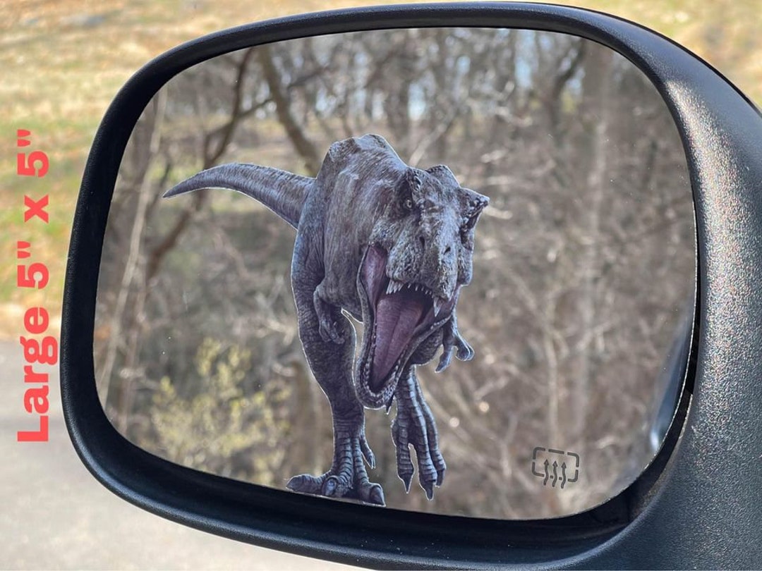 Jurassic Park Trex Sideview Mirror Practical Joke/gag Etsy