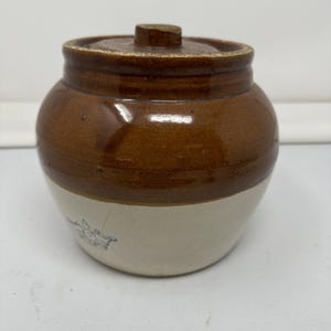 Vintage Robinson Ransbottom Blå Krona #3 Rustik Bönkruka - Lantgård