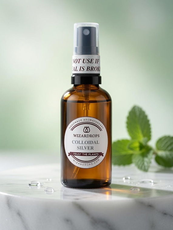 Colloidal Silver Spray: Medical Grade Pure Silver Solution (50ml)