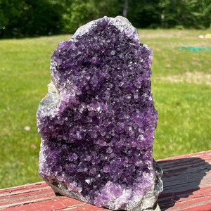 Amethyst / Crystals / Purple / Quartz / Cluster / Druzy
