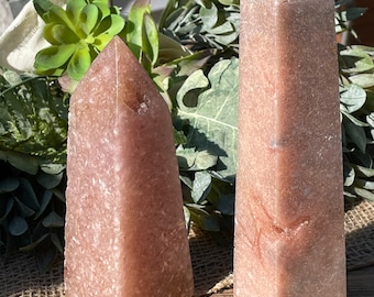 Pink Amethyst Crystal Tower / 5" - 7"