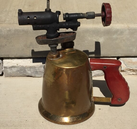 Vintage Antique Gasoline Kerosene Steampunk Man Cave Torch Etsy