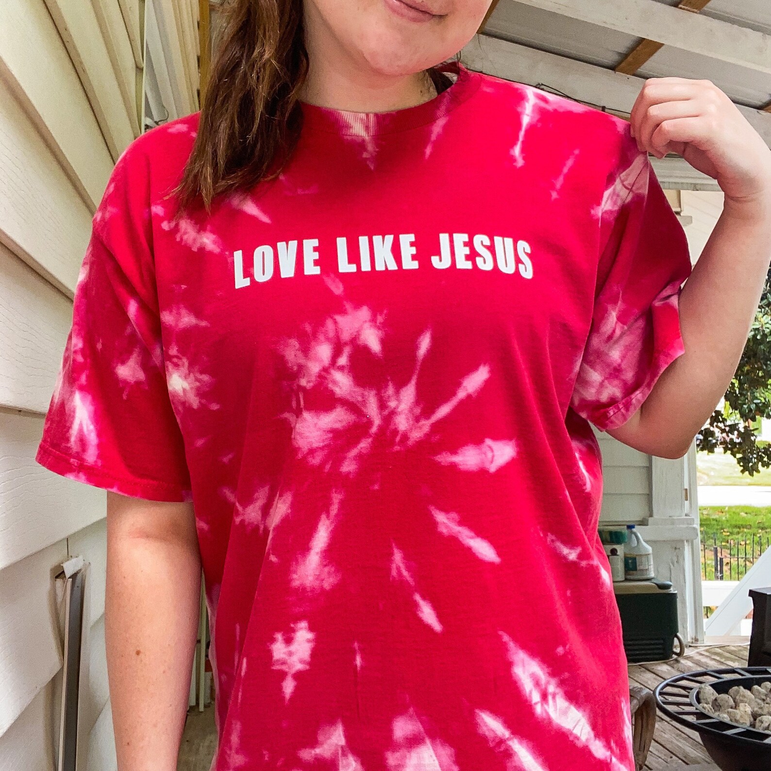 Love Like Jesus Tie Dye Christian Shirt Etsy Norway