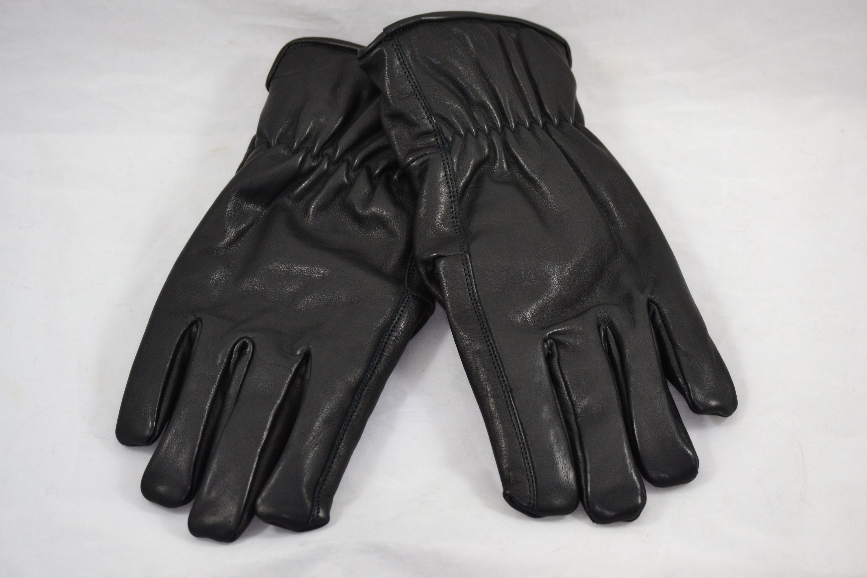 Alpaca Gloves - Men's Leather Driving - Large