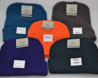 Alpaca Beanie Cap/Hat - Cuffed