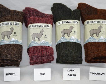 Alpaca Socks Survival - Medium
