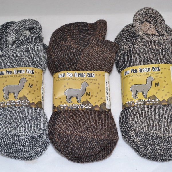 Alpaca Socks Low Profile Ankle - Medium