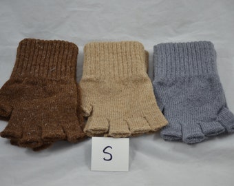 Alpaca gloves - Fingerless/Texting - Small