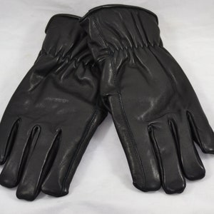 Alpaca Gloves - Leather Driving - Men's medium