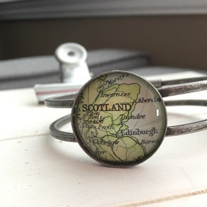 Pulsera de manguito mapa de Escocia