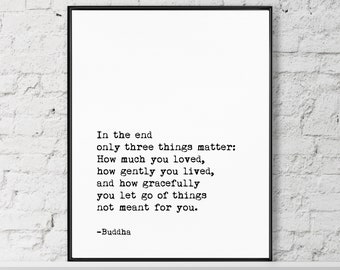 Zen Quote Wall Art - Etsy