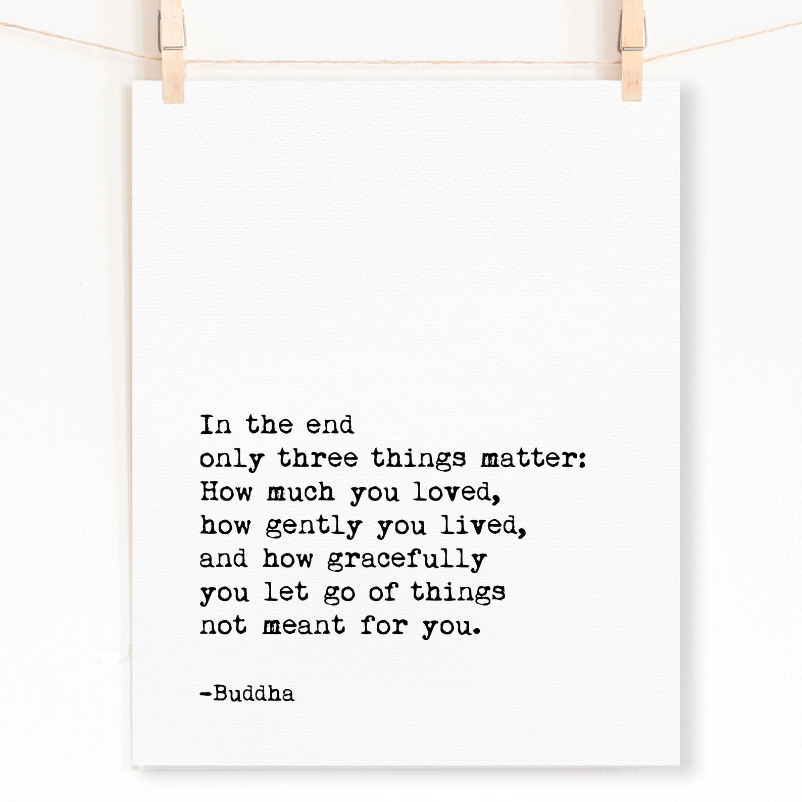 Buddha Quote Print