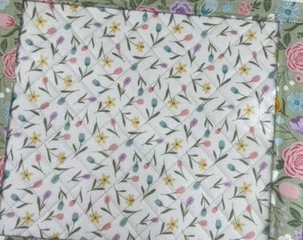 Borsa per progetti punto croce in vinile - Borsa per progetti WIP - Borsa in vinile - Borsa per progetti