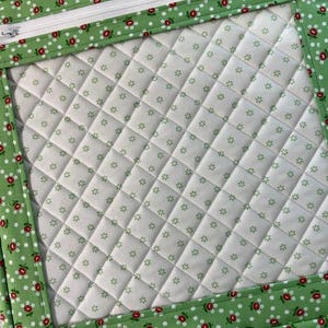 Vinyl Project Bag - Cross Stitch Project Bag - Project Bag