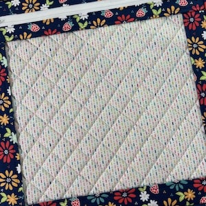 Vinyl Project Bag - Cross Stitch Project Bag - Project Bag
