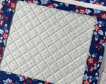 Liberty Project Bag- Vinyl Project Bag - Cross Stitch Project Bag - Project Bag