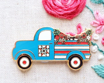Needle Minder - Patriotic Truck - Flamingo Toes - FT-8597