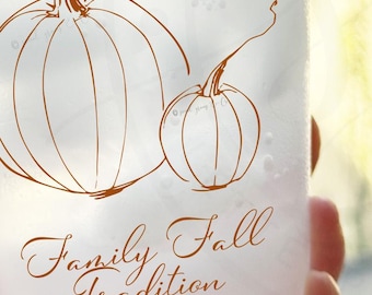 Autumn Fall Thanksgiving Personalized Custom Party Cups