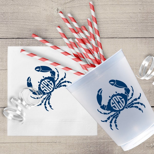 Personalized Cups & Napkins Etsy