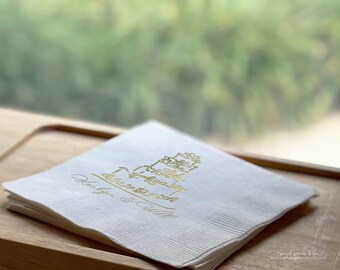 Wedding Cake Napkins