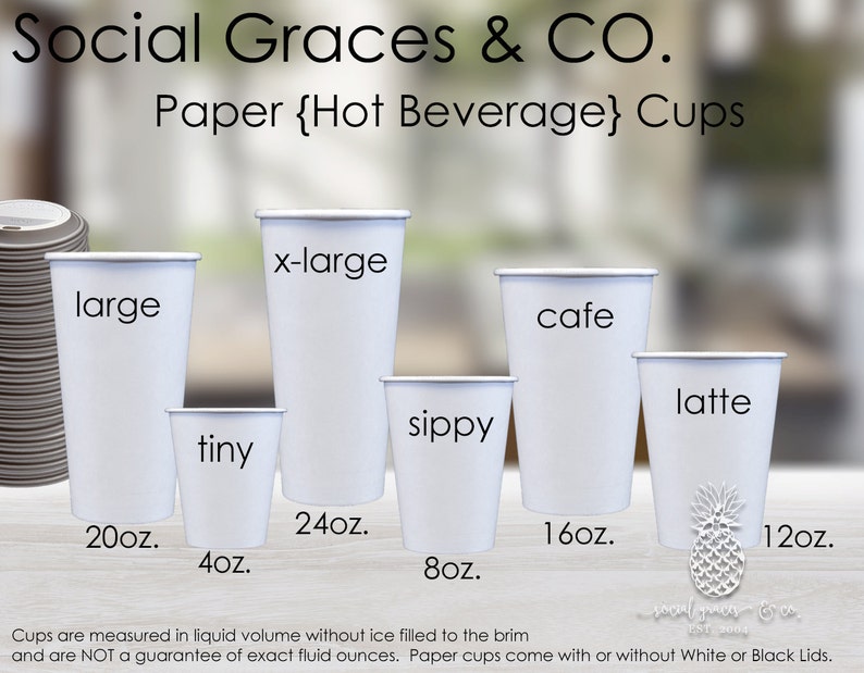 Monogram Coffee Cups Monogrammed Traveling Coffee Cup Personalized Disposable Paper Cups image 3