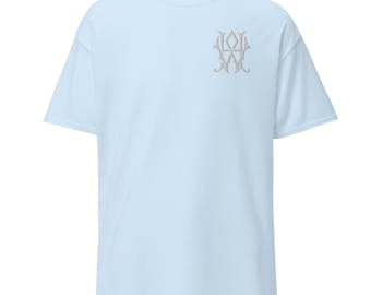 Embroidered Monogram Unisex Classic Tee